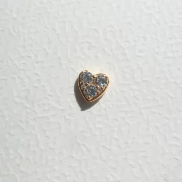 STINE A Jewelry Ørering Single til Dame udført i 925 Sterling Sølv i en flot Guld farve