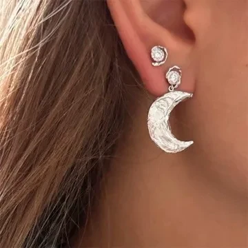 STINE A Jewelry Ørering Single til Dame udført i 925 Sterling Sølv i en flot Sølv farve