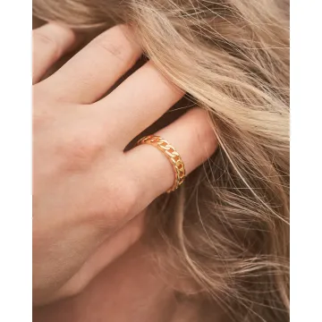 Avilé Jewelry Ring til Dame udført i 925 Sterling Sølv i en flot Guld farve