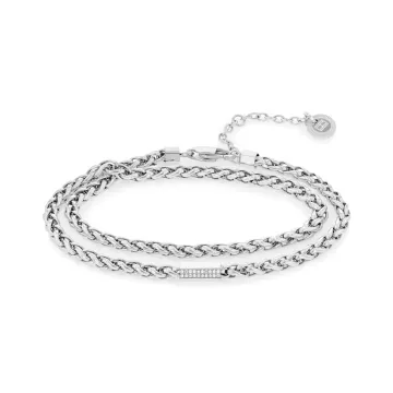 Tommy Hilfiger Armbånd til Dame udført i  i en flot Sølv farve