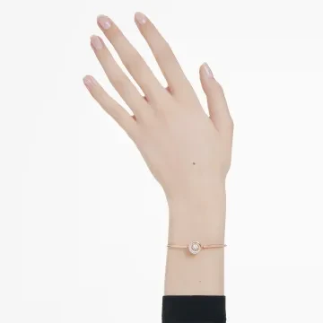 Swarovski Armbånd til Dame udført i Rustfrit stål i en flot Rosaguld farve