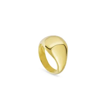 Jane Kønig Ring til Dame udført i 925 Sterling Sølv i en flot Guld farve