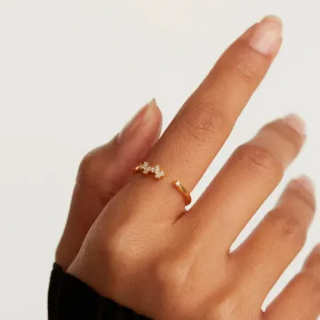PDPAOLA Ring til Dame udført i 925 Sterling Sølv i en flot Guld farve