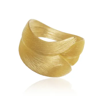 Dulong Ring til Dame udført i Guld i en flot Guld farve