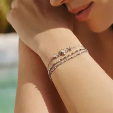 Ania Haie Armbånd til Dame udført i 925 Sterling Sølv i en flot Sølv farve