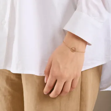 Pernille Corydon Armbånd til Dame udført i 925 Sterling Sølv i en flot Guld farve