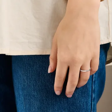 Pernille Corydon Ring til Dame udført i 925 Sterling Sølv i en flot Sølv farve