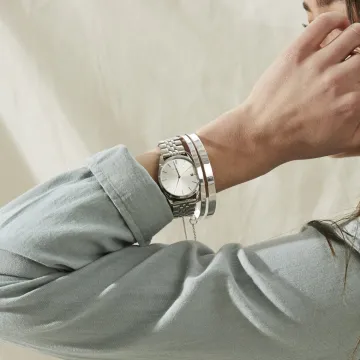 Rosefield The Ace ACSS-A04 ur til Dame med St&aring;l urskive p&aring; 33 mm i diameter og L&aelig;nke urrem i Steel