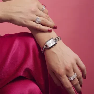 Sif Jakobs Gisella Watch SJ-W1020 ur til Dame med St&aring;l urskive p&aring; 22 mm i diameter og  urrem i Steel