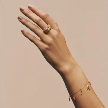 Mads Z Armbånd til Dame udført i Guld i en flot Guld, Multi farve