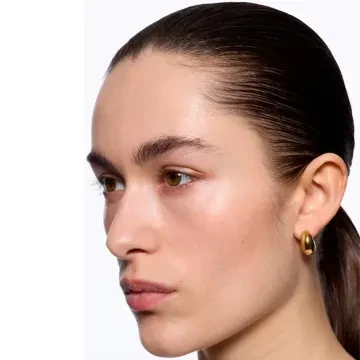 Maria Black Ørering Single til Dame udført i 925 Sterling Sølv, Guld i en flot Guld farve