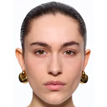 Maria Black Ørering Single til Dame udført i 925 Sterling Sølv, Guld i en flot Guld farve