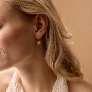 Blomdahl &Oslash;reringe til Dreng, Pige, Herre, Dame udf&oslash;rt i Titanium i en flot Guld, Multi farve