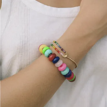 ANNI LU Armbånd til Dame udført i  i en flot Multi farve