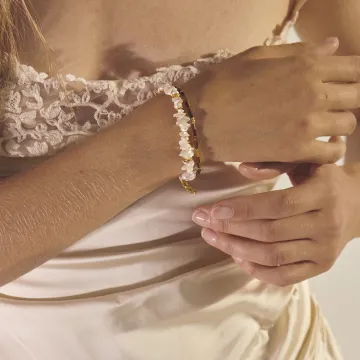 ANNI LU Armbånd til Dame udført i  i en flot Hvid farve