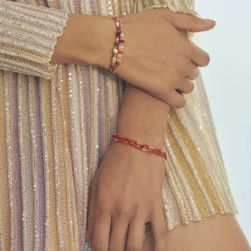 ANNI LU Armbånd til Dame udført i  i en flot Rød farve