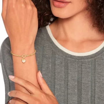 Tommy Hilfiger Armbånd til Dame udført i Rustfrit stål i en flot Guld farve