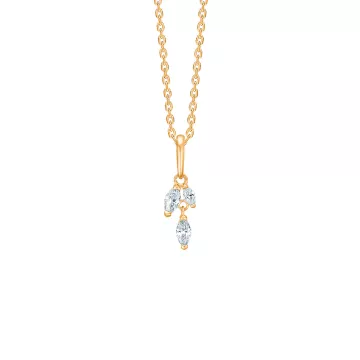 Mads Z Vedhæng til Dame udført i Guld i en flot Guld farve