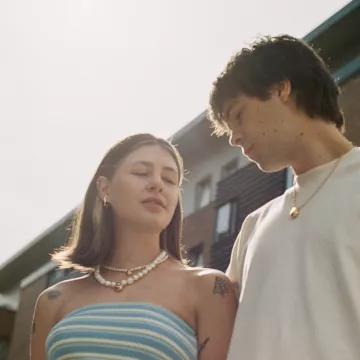 Hasla Halskæde til Dame udført i 925 Sterling Sølv i en flot Sølv farve