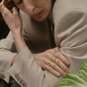 Maria Black Ring til Dame udført i 925 Sterling Sølv i en flot Sølv farve