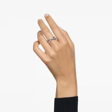 Swarovski Ring til Dame udf&oslash;rt i Rustfrit st&aring;l i en flot S&oslash;lv farve