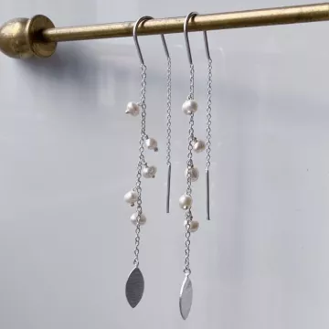 Susanne Friis Bjørner Øreringe til Dame udført i 925 Sterling Sølv i en flot Sølv farve