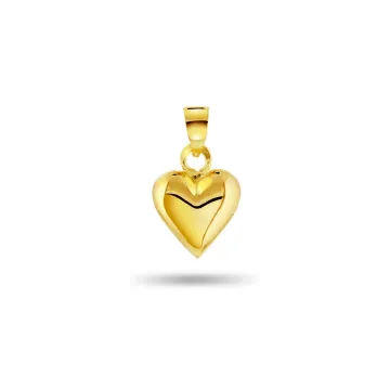 Pia&Per Vedhæng til Pige udført i 925 Sterling Sølv, Guld i en flot Guld farve