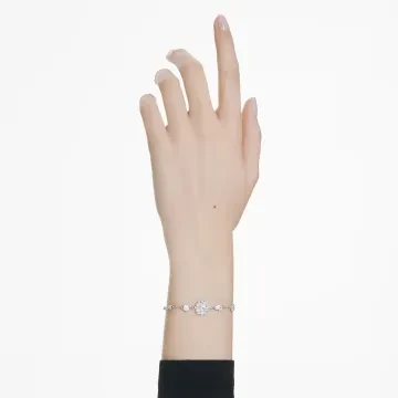 Swarovski Armbånd til Dame udført i Rustfrit stål i en flot Sølv farve