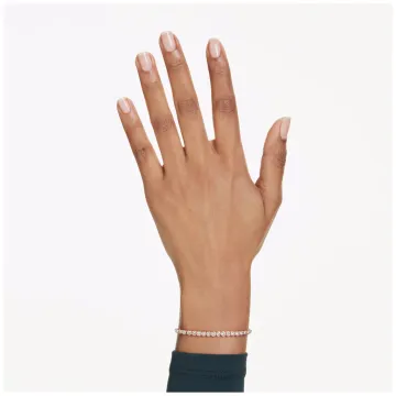 Swarovski Armbånd til Dame udført i Rustfrit stål i en flot Grå, Rosaguld farve