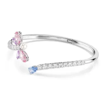 Swarovski Armbånd til Dame udført i Rustfrit stål i en flot Multi, Sølv farve