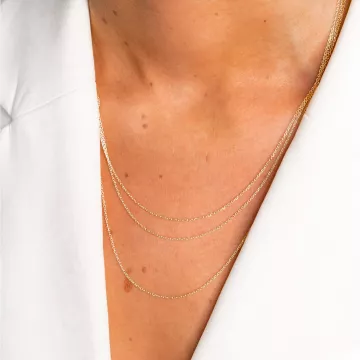 Mads Z Halskæde til Dame udført i 925 Sterling Sølv i en flot Sølv farve