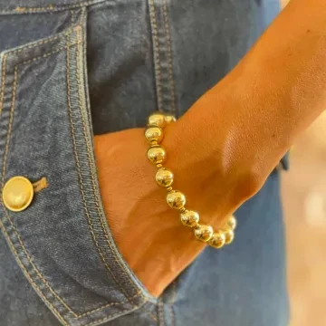 Nuni Copenhagen Armbånd til Dame udført i 925 Sterling Sølv i en flot Guld farve