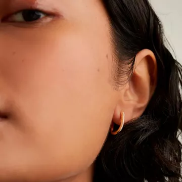 PDPAOLA Øreringe til Dame udført i 925 Sterling Sølv i en flot Guld farve