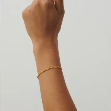 Pernille Corydon Armbånd til Dame udført i 925 Sterling Sølv, Genbrugsmateriale i en flot Guld farve