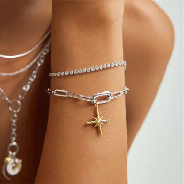 Ania Haie Armbånd til Dame udført i 925 Sterling Sølv i en flot Sølv farve