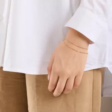 Pernille Corydon Armbånd til Dame udført i 925 Sterling Sølv i en flot Guld farve