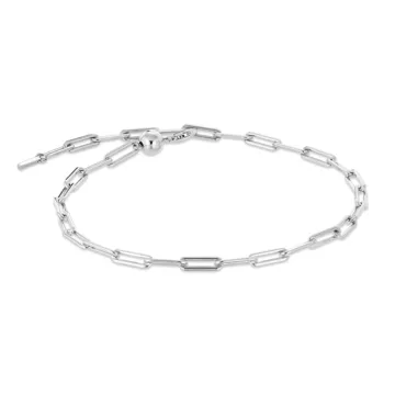 Jane Kønig Ankelkæde til Dame udført i 925 Sterling Sølv i en flot Sølv farve