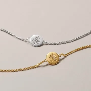 Julie Sandlau Armb&aring;nd til Dame udf&oslash;rt i 925 Sterling S&oslash;lv, Guld i en flot Guld farve