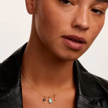 PDPAOLA Vedhæng til Dame udført i 925 Sterling Sølv i en flot Blå, Guld farve