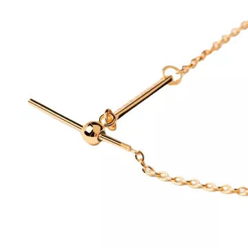 PDPAOLA Halskæde til Dame udført i 925 Sterling Sølv i en flot Guld farve