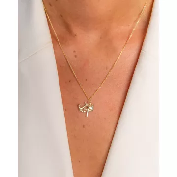 Mads Z Vedhæng til Dame udført i Guld i en flot Guld farve