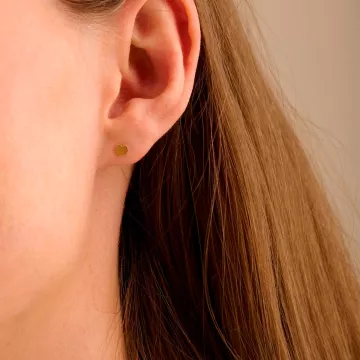 Pernille Corydon Øreringe til Dame udført i 925 Sterling Sølv i en flot Guld farve