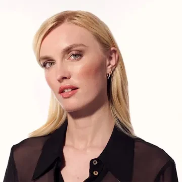 Sif Jakobs Øreringe til Dame udført i 925 Sterling Sølv i en flot Guld farve