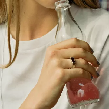 Maria Black Ring til Dame udført i 925 Sterling Sølv i en flot Sølv farve