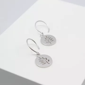 Julie Sandlau Øreringe til Dame udført i 925 Sterling Sølv i en flot Sølv farve