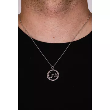 IX Studios Halskæde til Herre, Dame udført i 925 Sterling Sølv i en flot Sølv farve