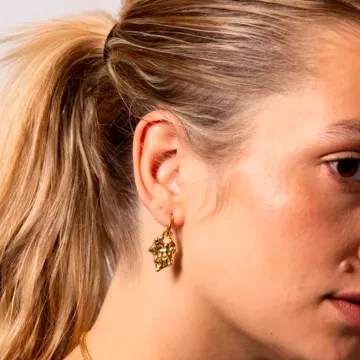 IX Studios Vedhæng til Herre, Dame udført i 925 Sterling Sølv i en flot Guld farve