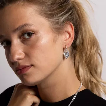 IX Studios Vedhæng til Herre, Dame udført i  i en flot Sølv farve