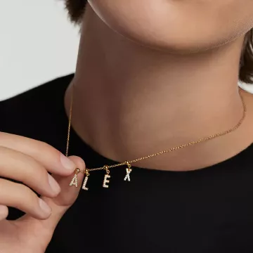 PDPAOLA Vedhæng til Dame udført i 925 Sterling Sølv i en flot Guld farve