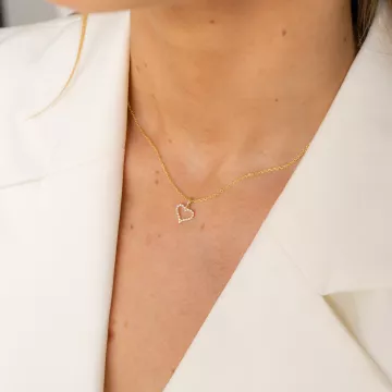 Mads Z Halskæde til Dame udført i Guld i en flot Guld farve